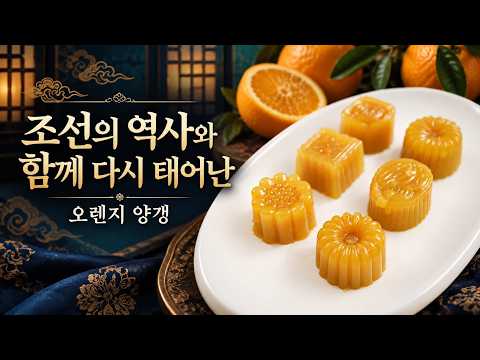 조선의 역사와 함께 다시 태어난 오렌지양갱｜상큼한 K-디저트 만들기