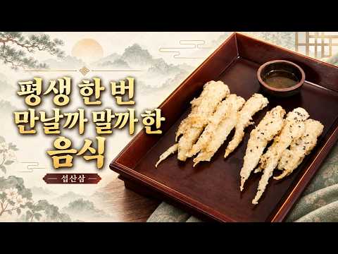 평생 한 번 만날까 말까 한 섭산삼｜전통 한식 디저트 만들기